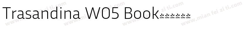 Trasandina W05 Book字体转换